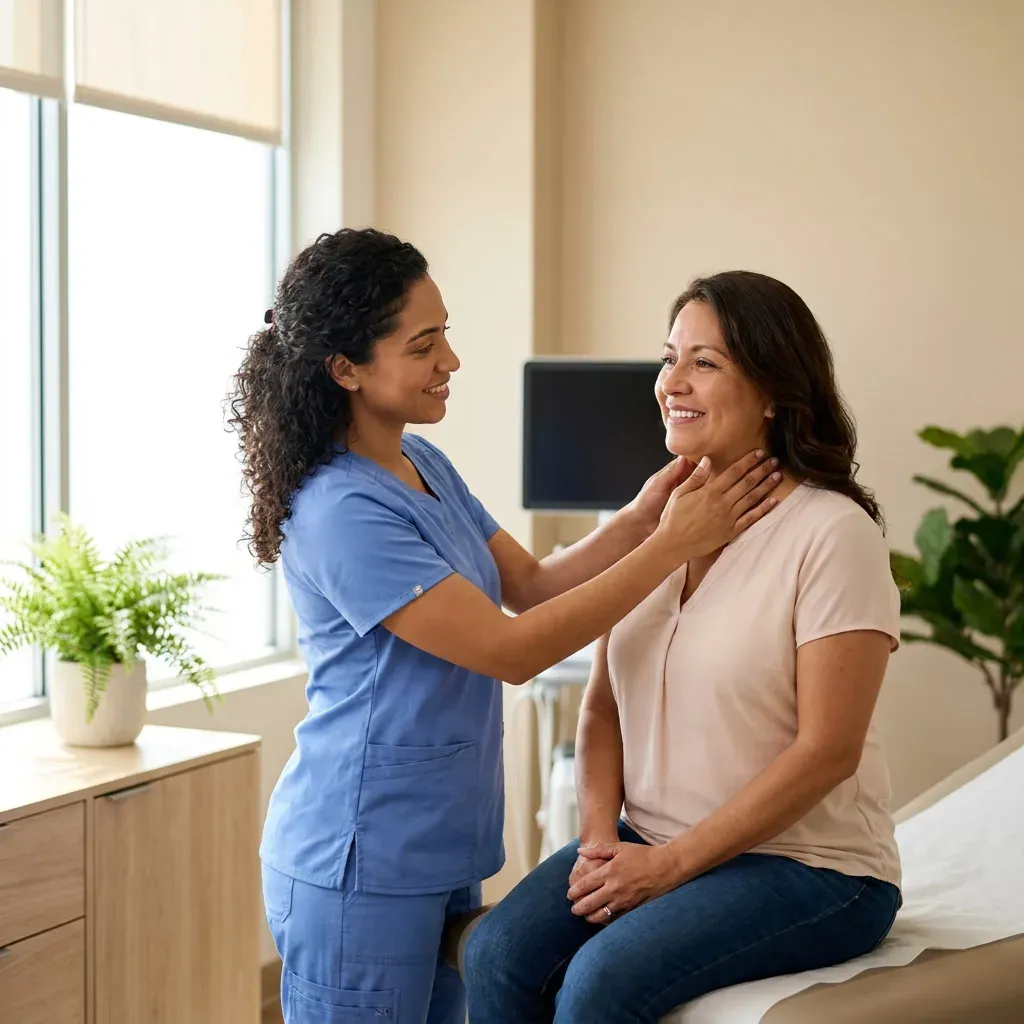 Exámenes y Tratamiento de la Tiroides - Clínica Hispana Cruz Houston
